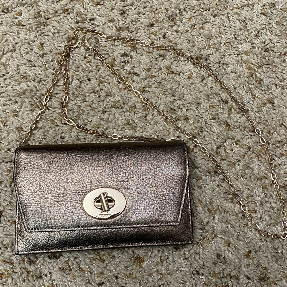 Coach Wallet on Chain/Clutch. Chain Strap removable